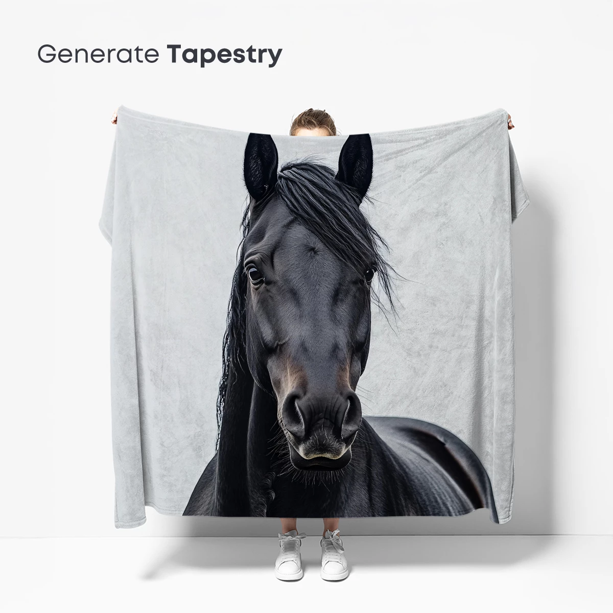 Elegant Black Stallion: A Study in Equine Majesty - Image 5