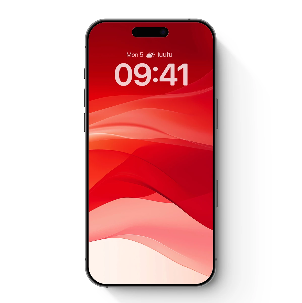 Crimson Waves: Abstract Fluidity in Digital Art