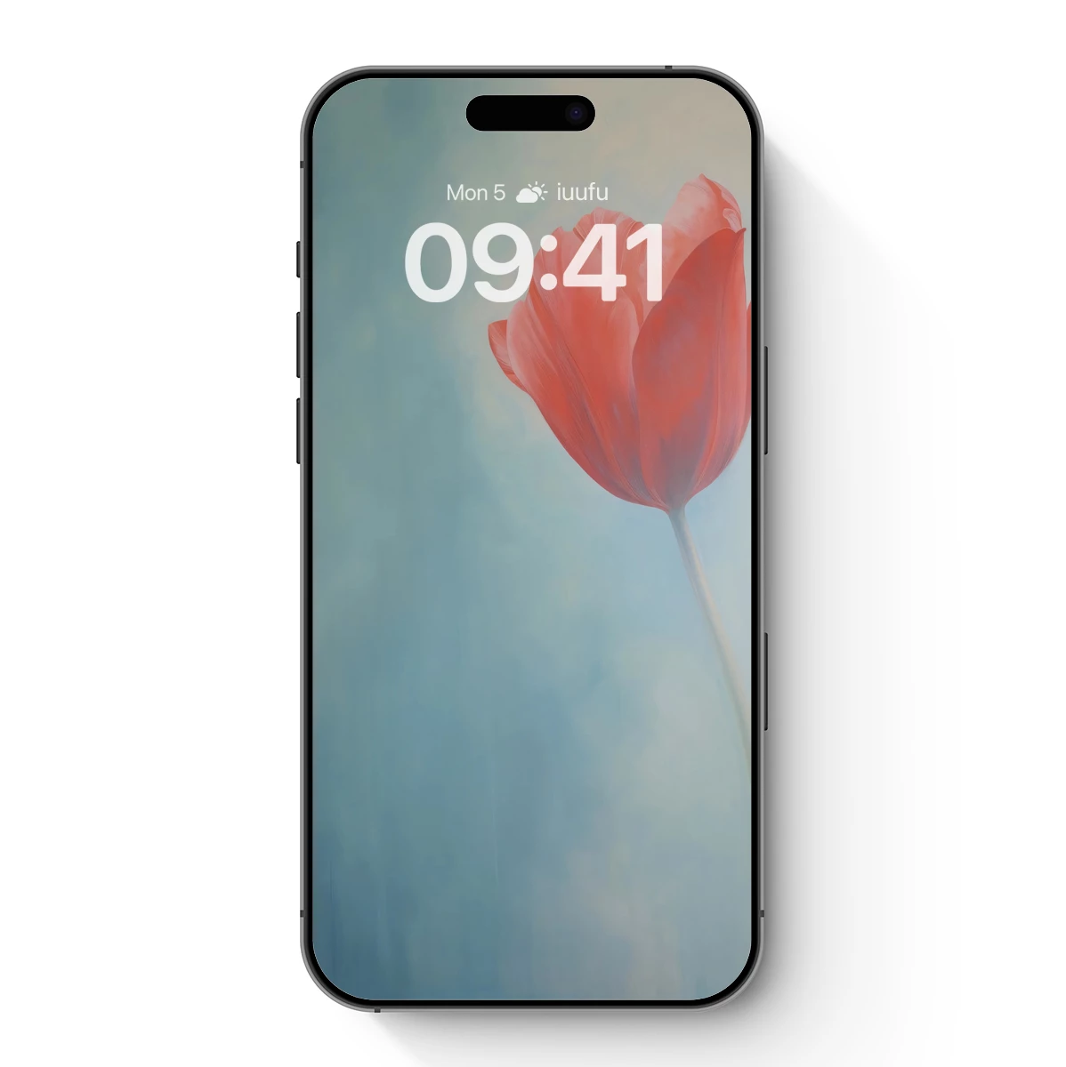 Ethereal Tulip in Misty Dawn