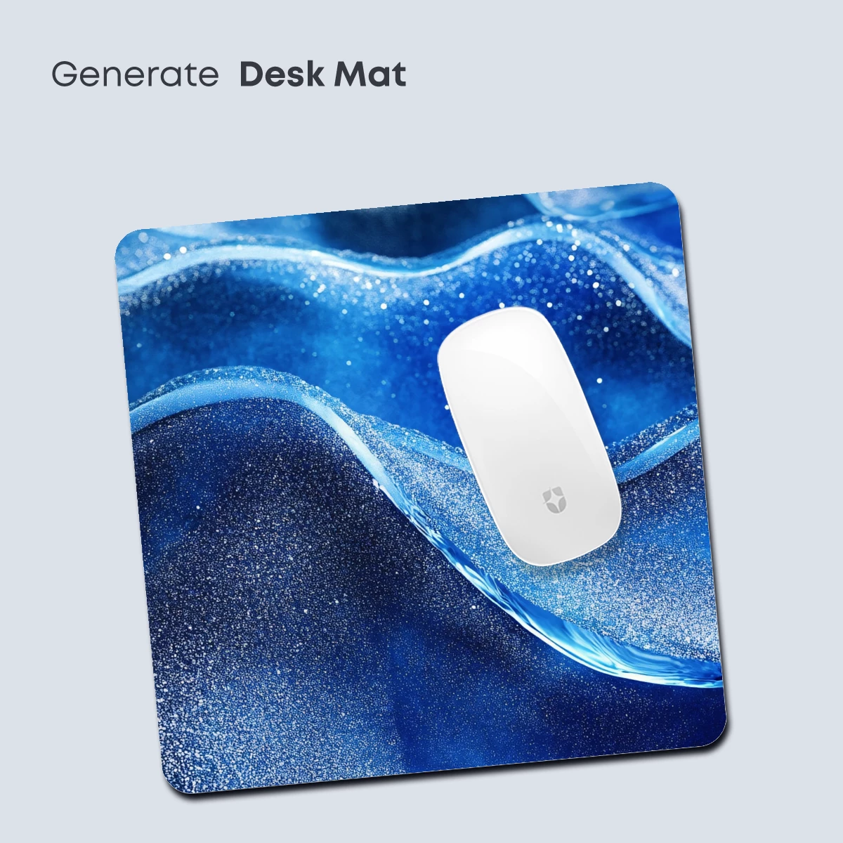 Blue Ripple Odyssey: Glittering Waves in Motion - Image 4