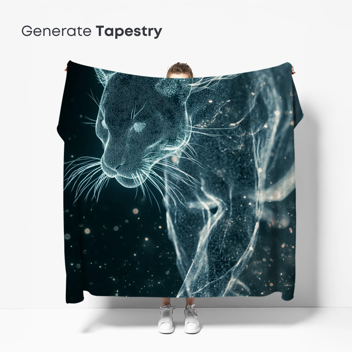 Ethereal Panther: Glowing Whispers in the Dark - Image 5