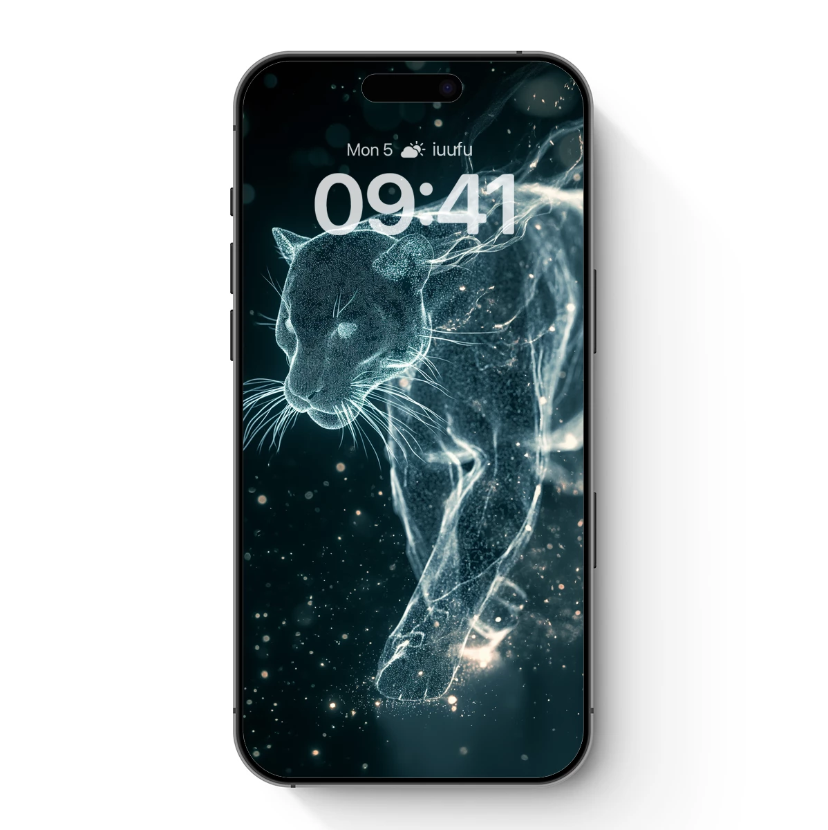 Ethereal Panther: Glowing Whispers in the Dark