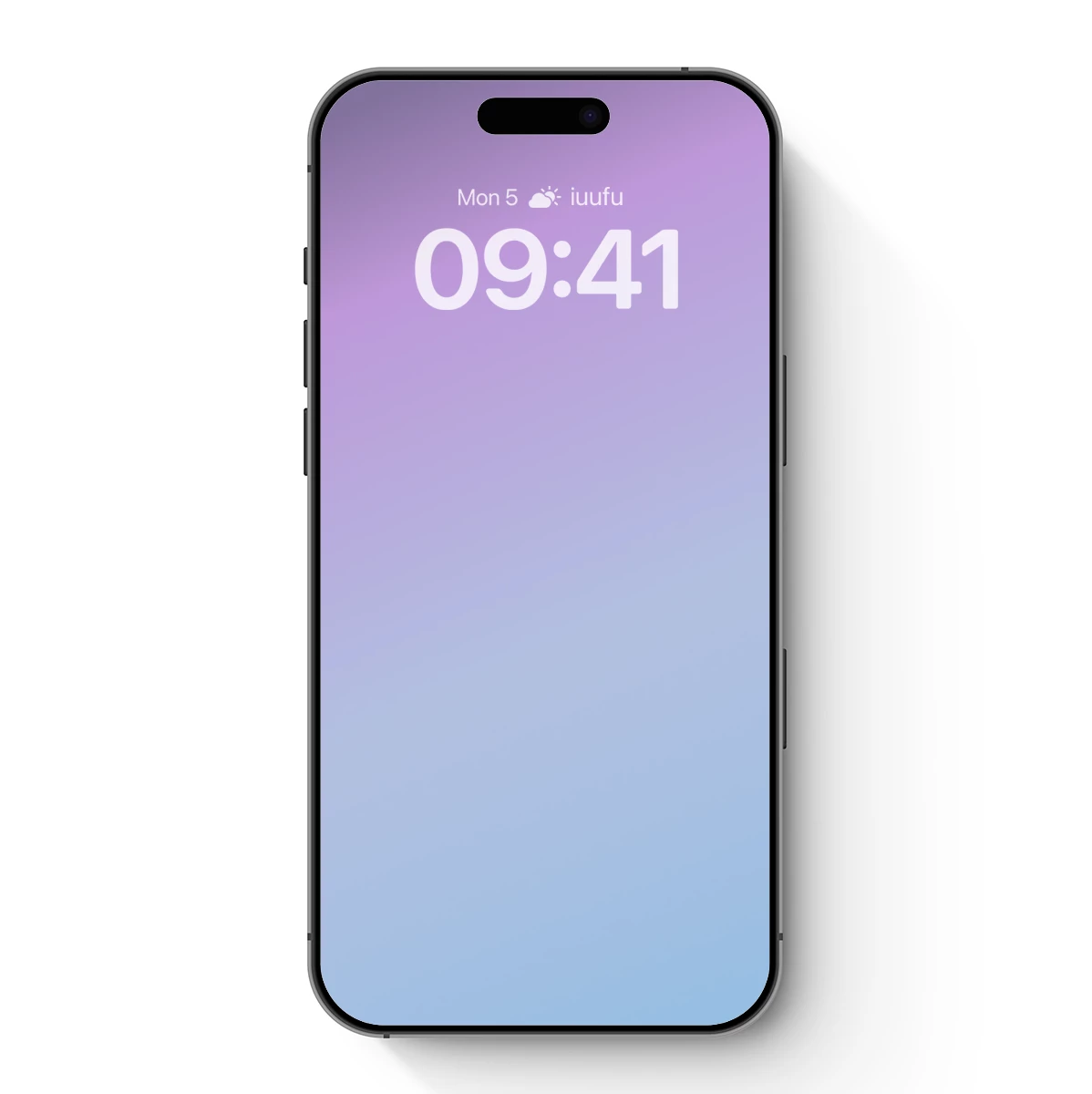 Gradient Serenity: Purple to Blue Harmony