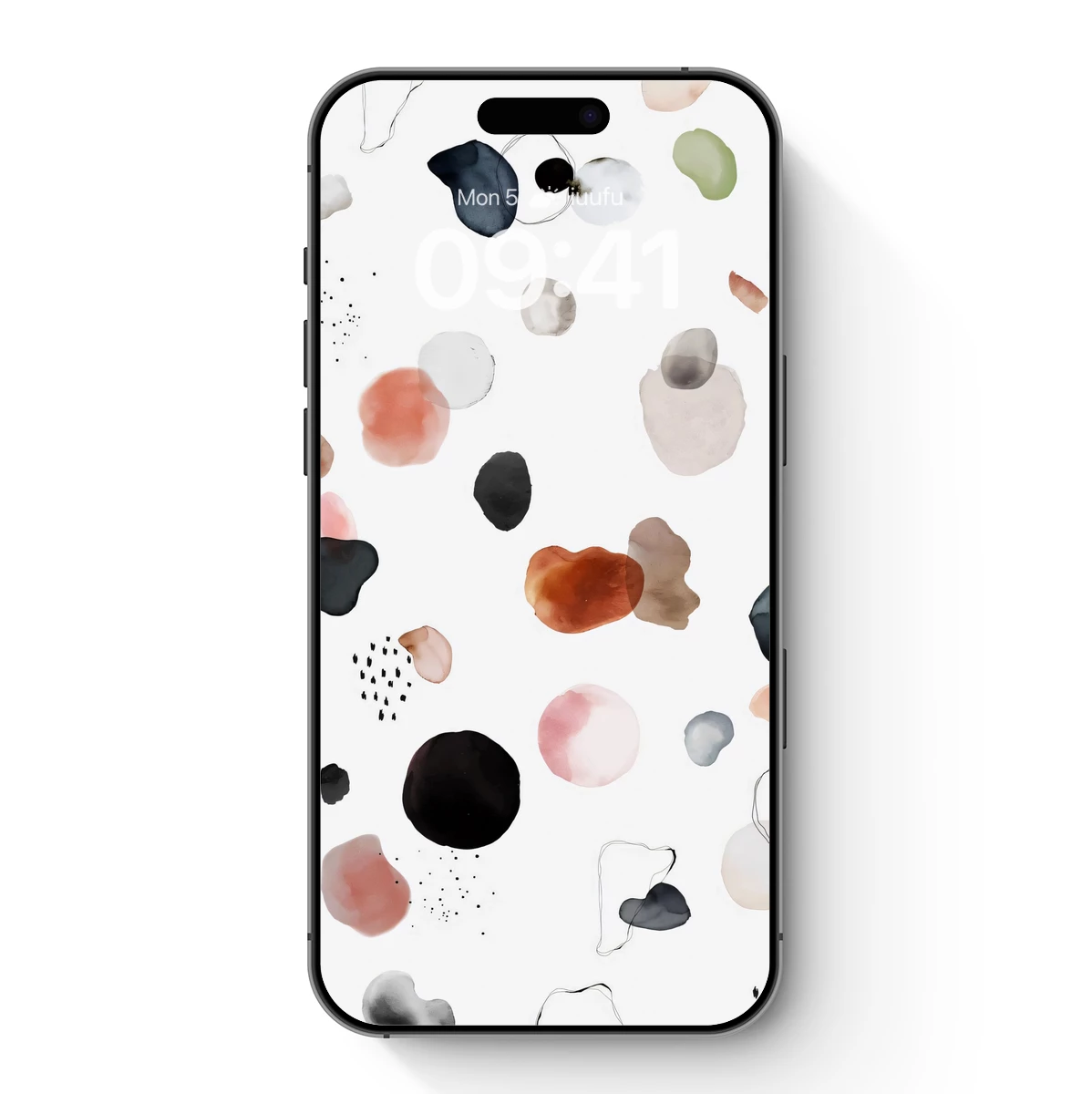 Abstract Blob Symphony: Colorful Ink Dance