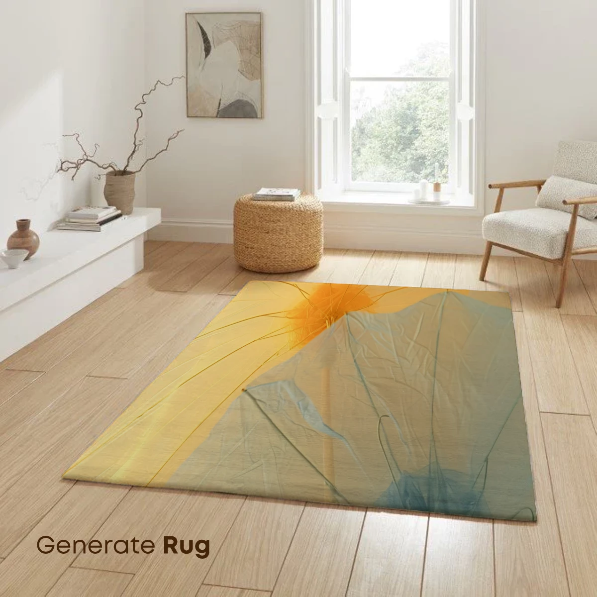 Ethereal Parasol Duo: Yellow and Blue Transparency - Image 6