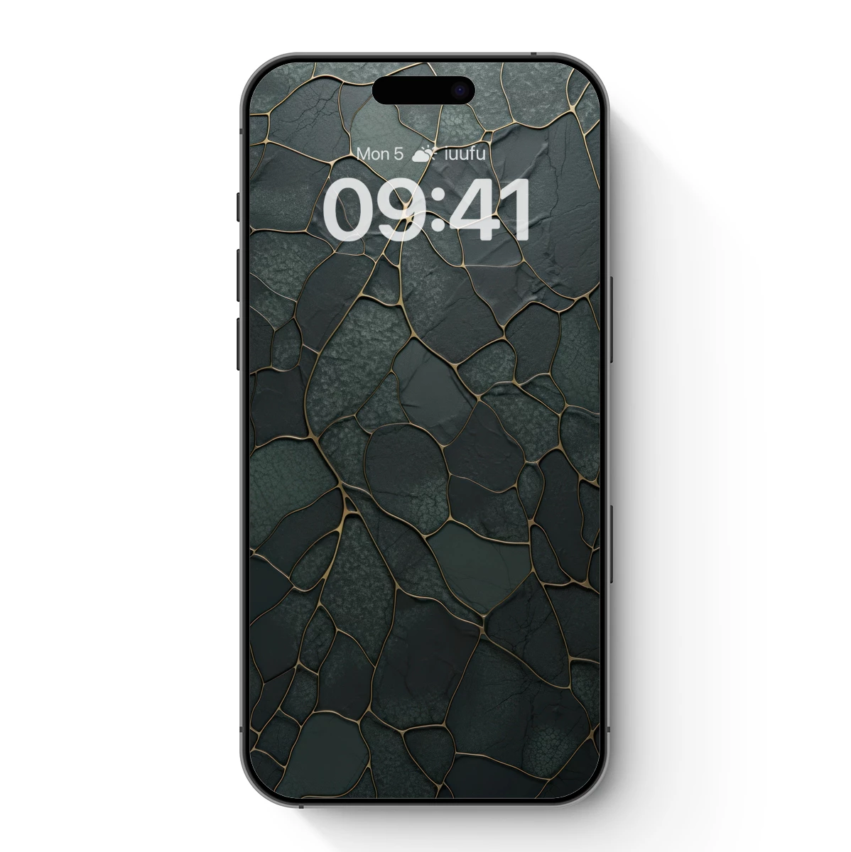 Fractured Elegance: Golden Veins on Dark Stone Fractured Elegance: Golden Veins on Dark Stone