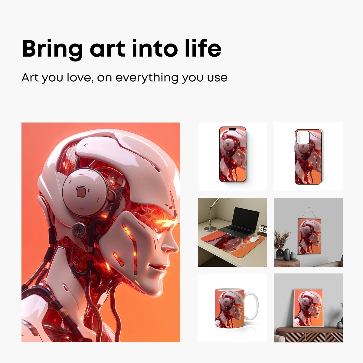 Cybernetic Visionary: Futuristic Robot Aesthetics - Image 2