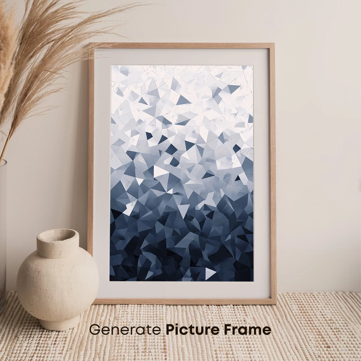 Geometric Frost: A Gradient Symphony in Ice - Image 7