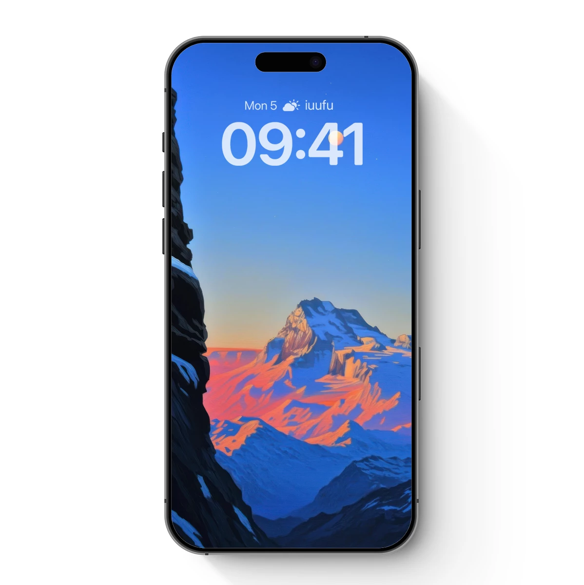 Eternal Snow Peaks at Twilight