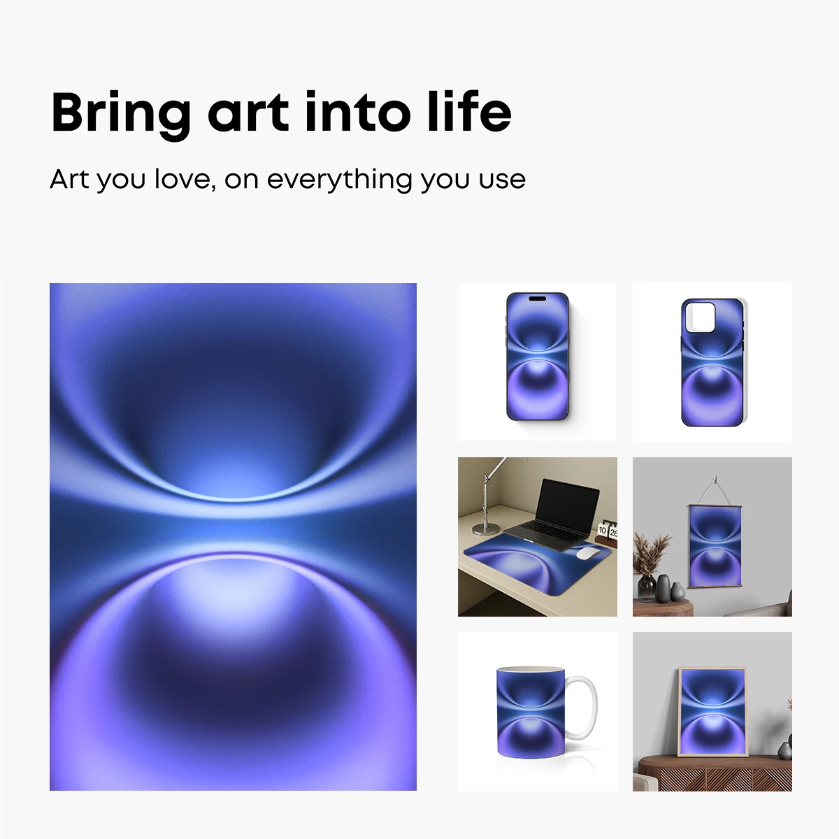 Ethereal Blue Vortex: A Portal to Infinity - Image 2