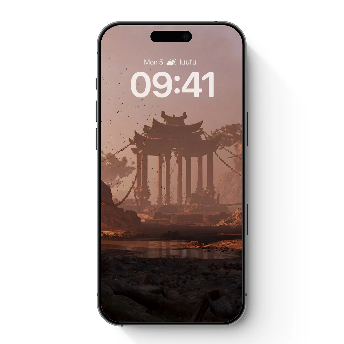 Ancient Temple at Dusk: Serene Mystique