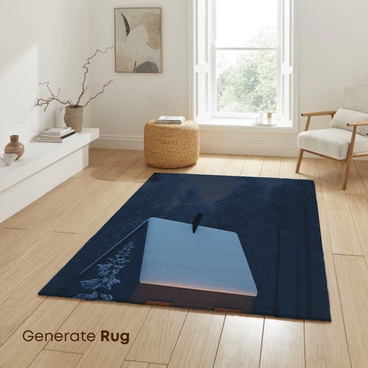 Cozy Cabin Under a Starlit Sky - Image 6