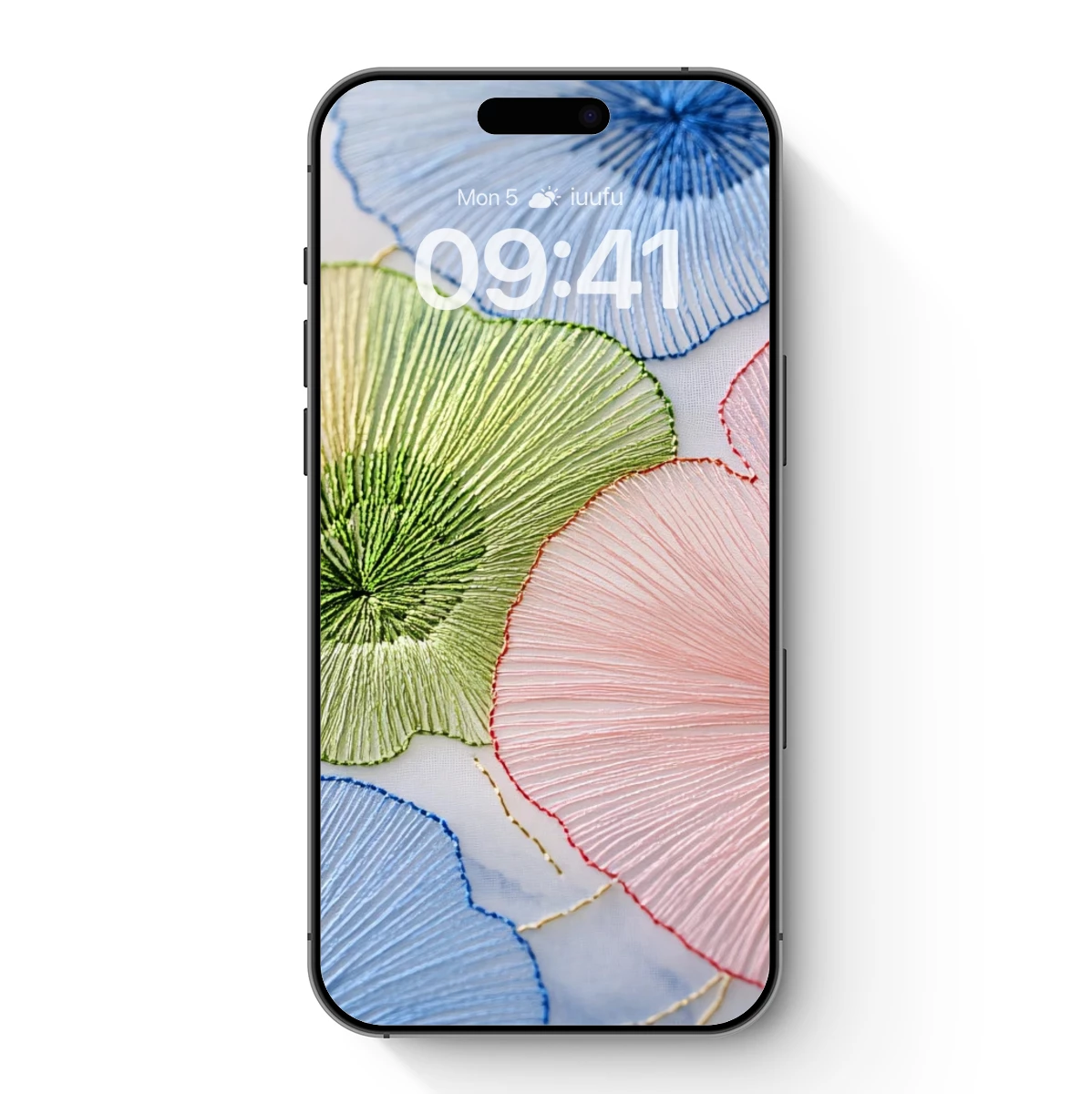 Embroidered Floral Symphony: Thread Art Elegance