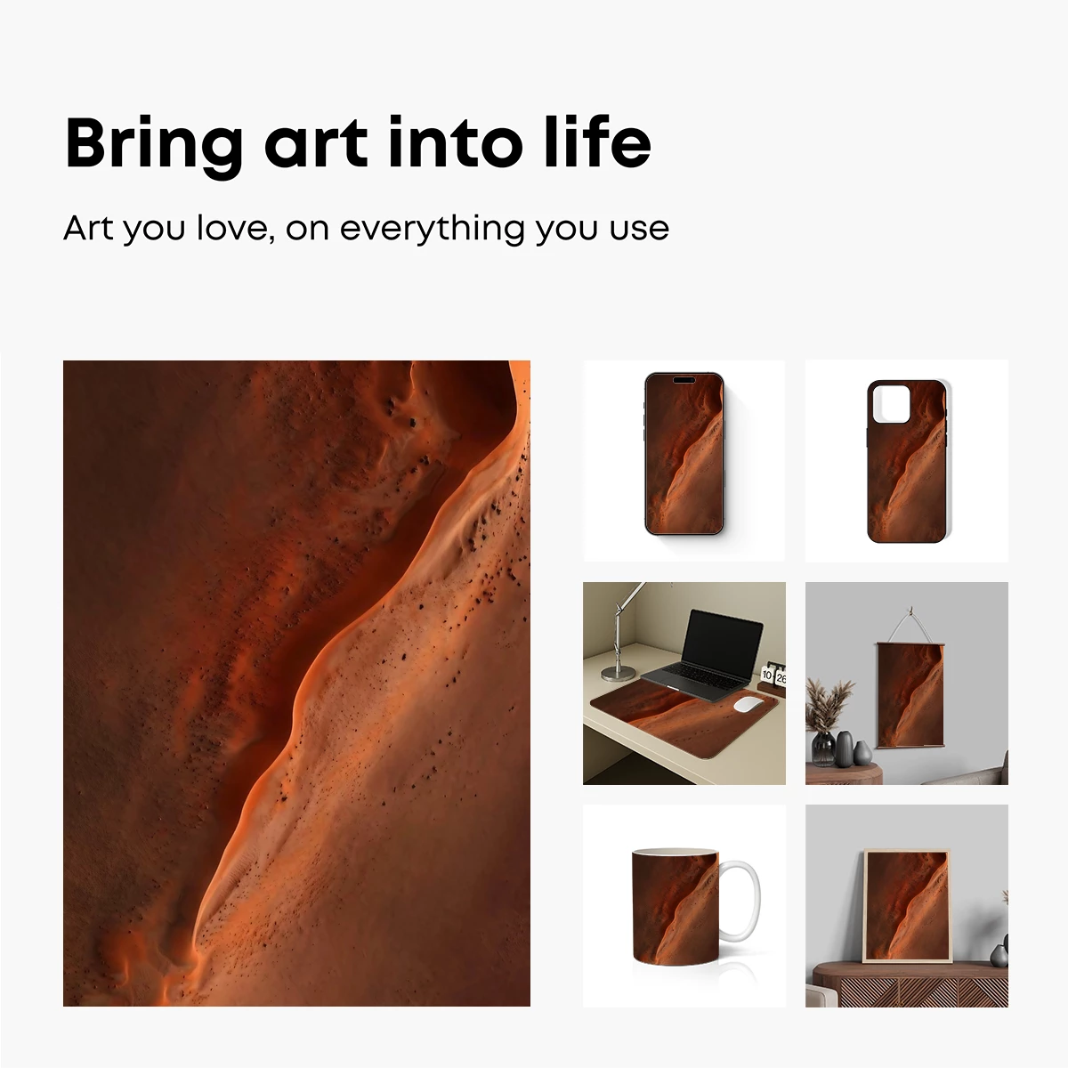 Desert Dunes at Dawn: A Symphony of Sand - Image 2