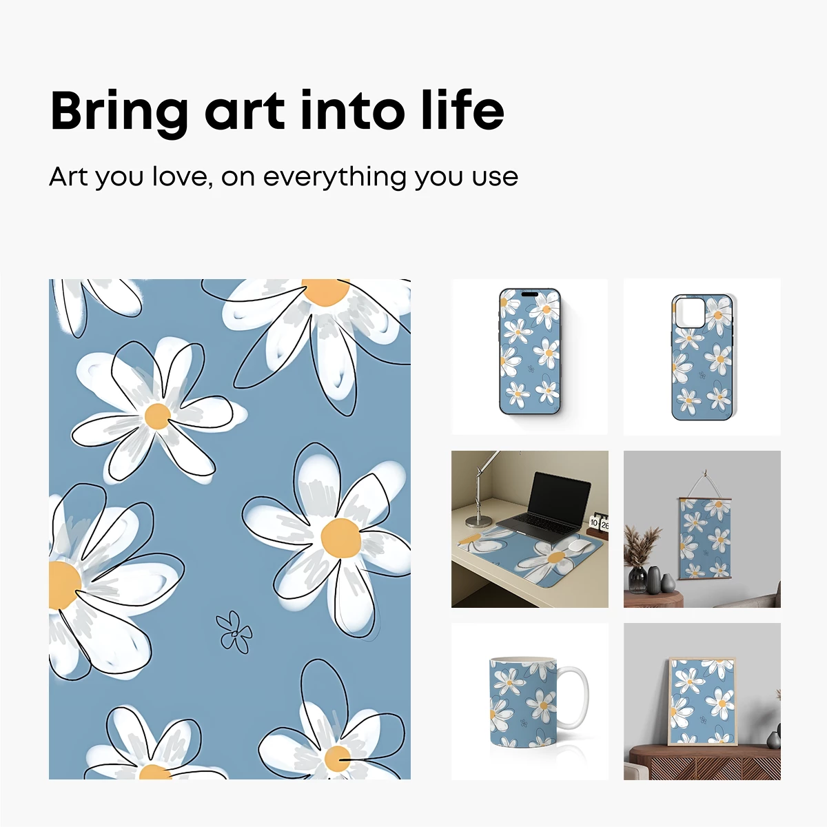 Daisy Delight: Whimsical Floral Sketches - Image 2