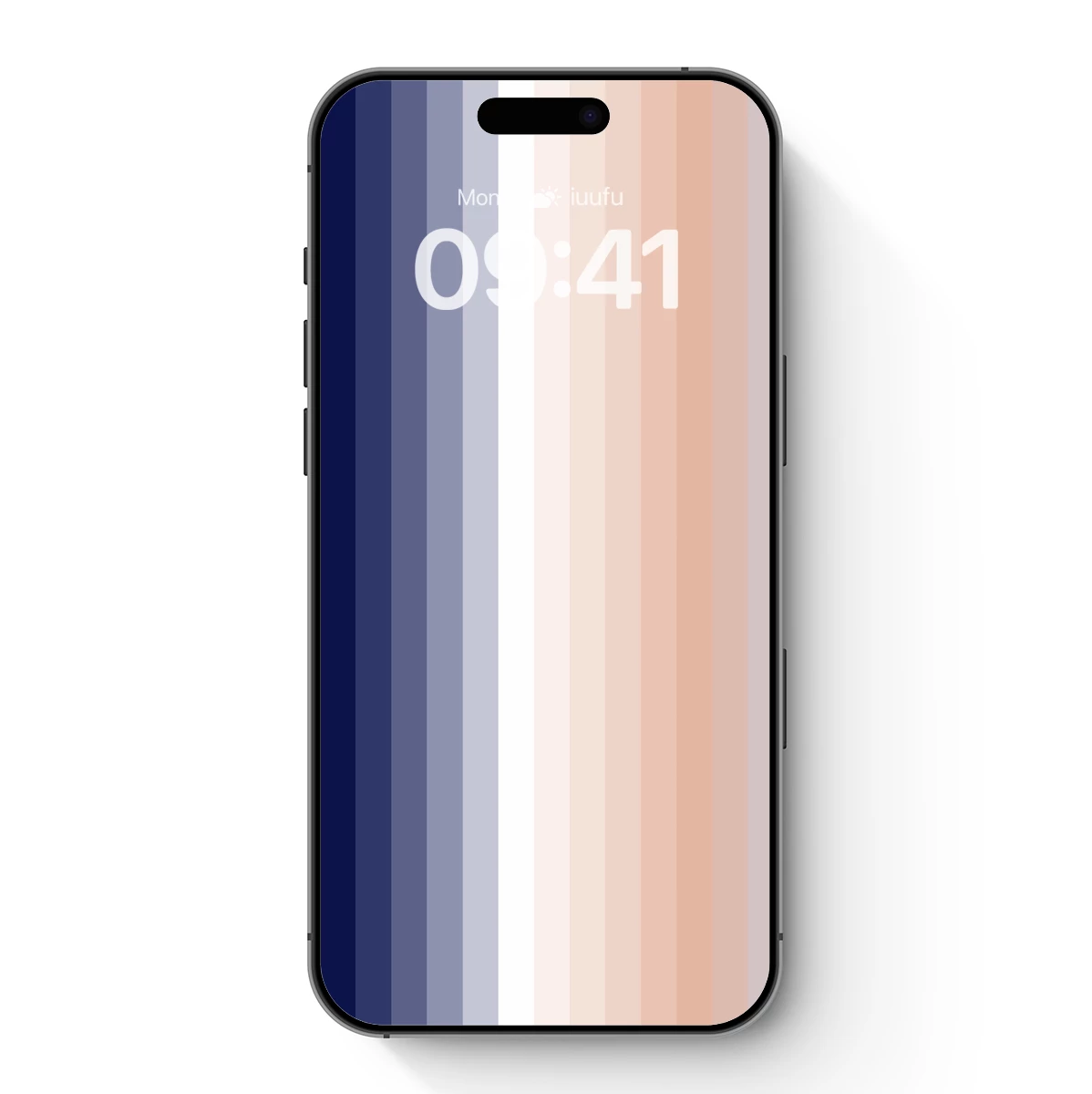 Gradient Serenity: Blue to Peach Harmony