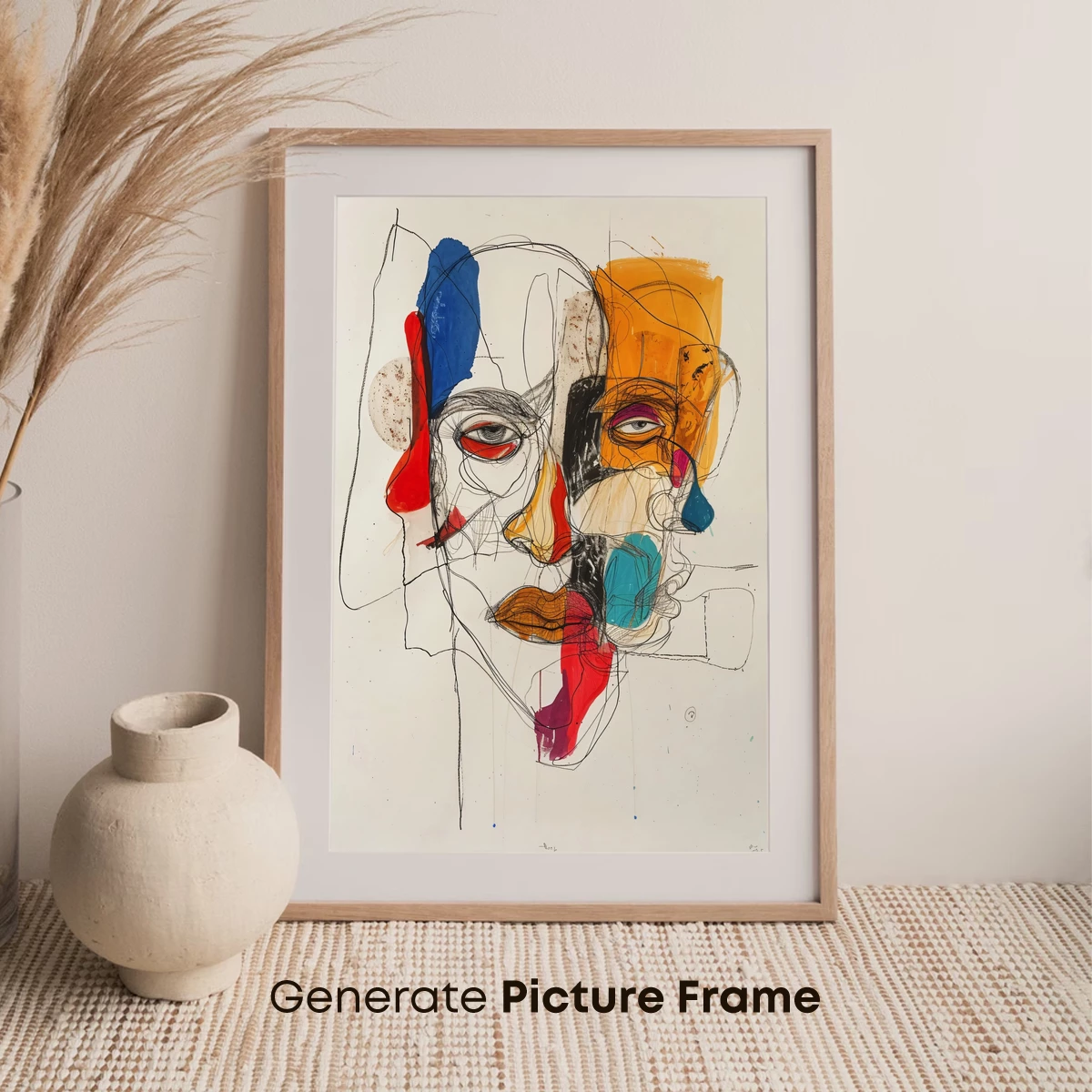 Abstract Face Fusion: Colorful Cubism - Image 7