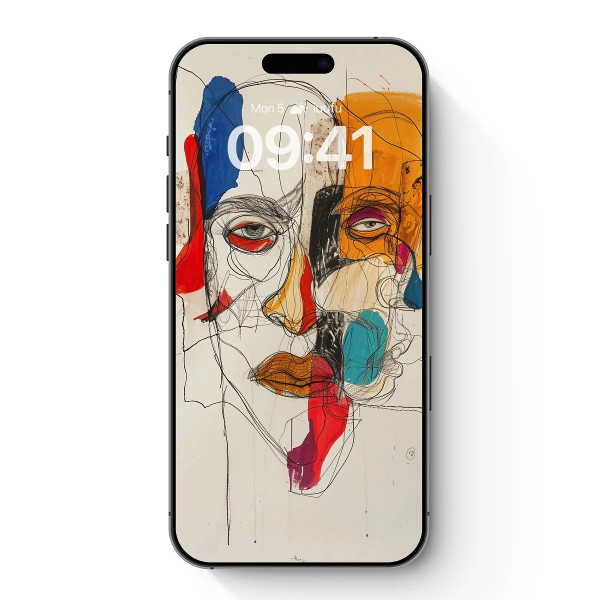 Abstract Face Fusion: Colorful Cubism