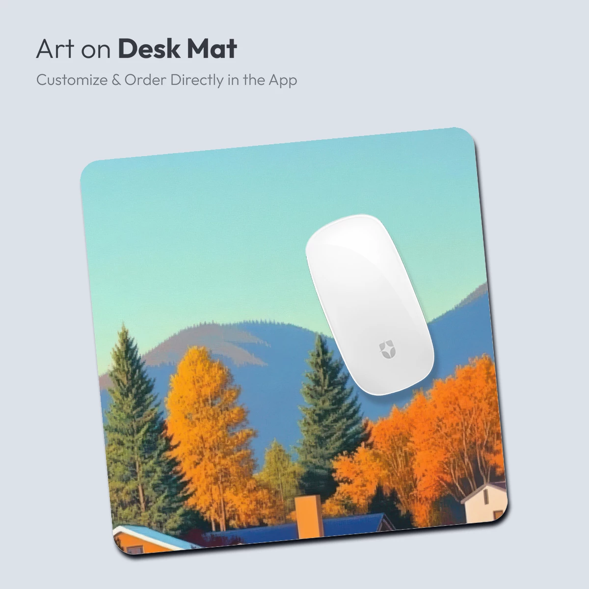 Autumnal Harmony: Suburban Serenity Meets Mountain Majesty - Image 4