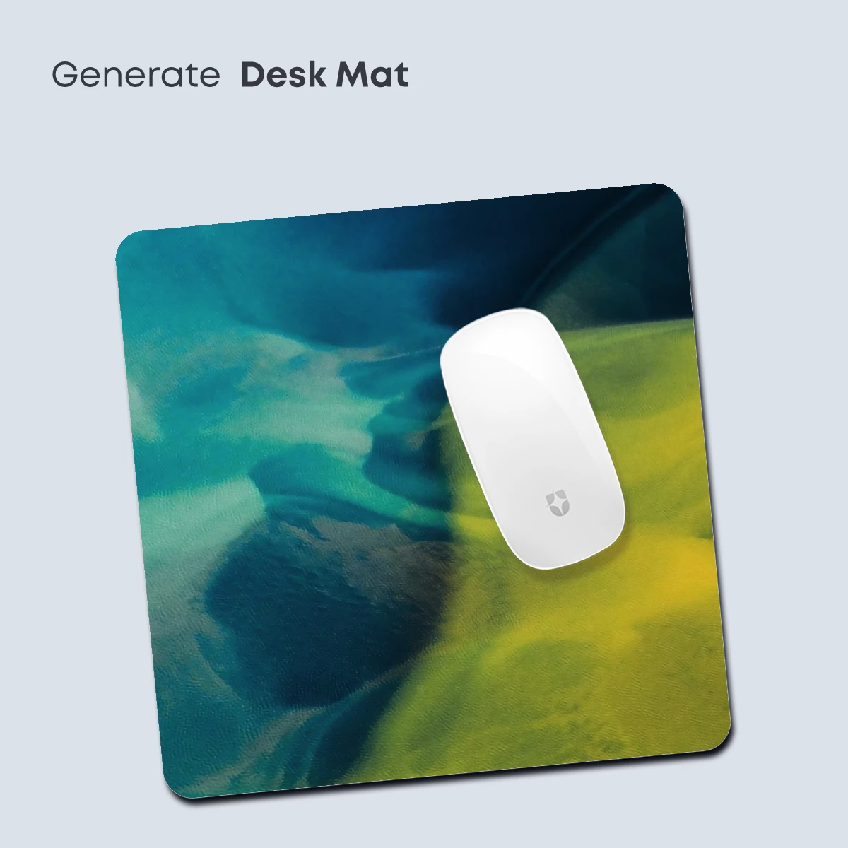 Abstract Ocean Waves in Teal and Gold - Image 4