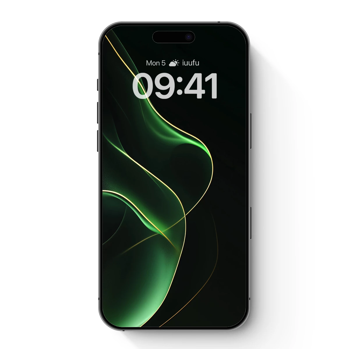 Ethereal Green Waves: Digital Abstract Flow