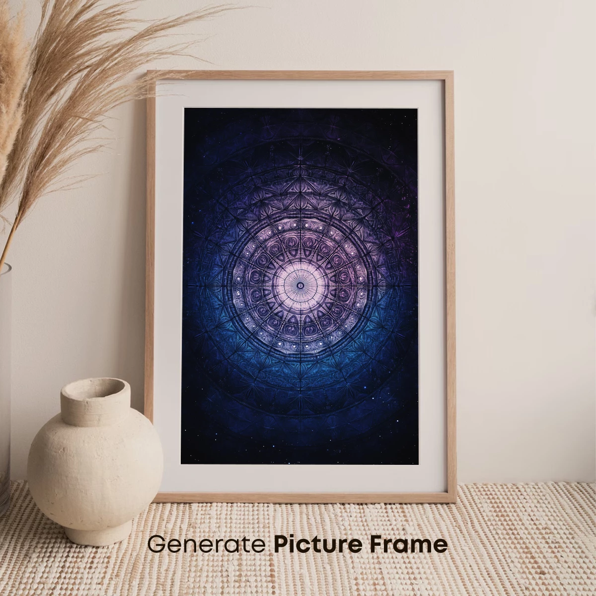 Cosmic Mandala: Celestial Harmony in Symmetry - Image 7