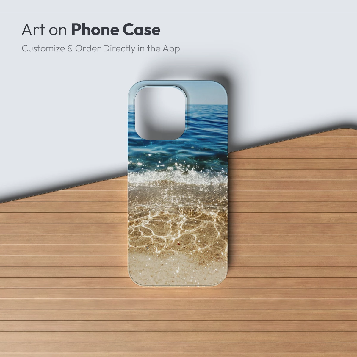 Crystal Shoreline: Sunlit Sands and Azure Waves - Image 3