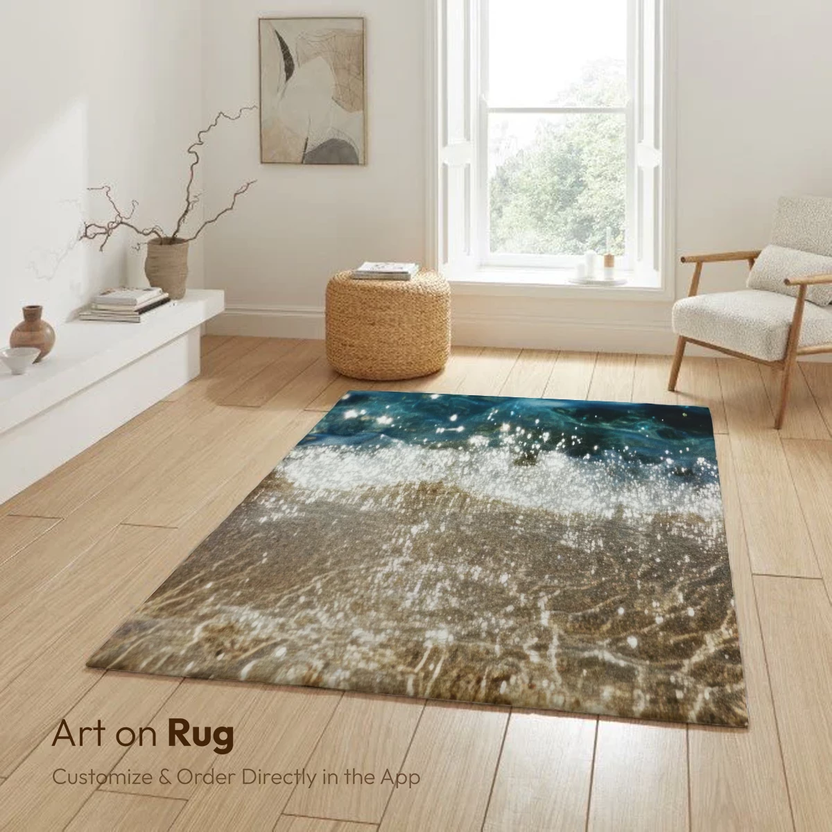 Crystal Shoreline: Sunlit Sands and Azure Waves - Image 6