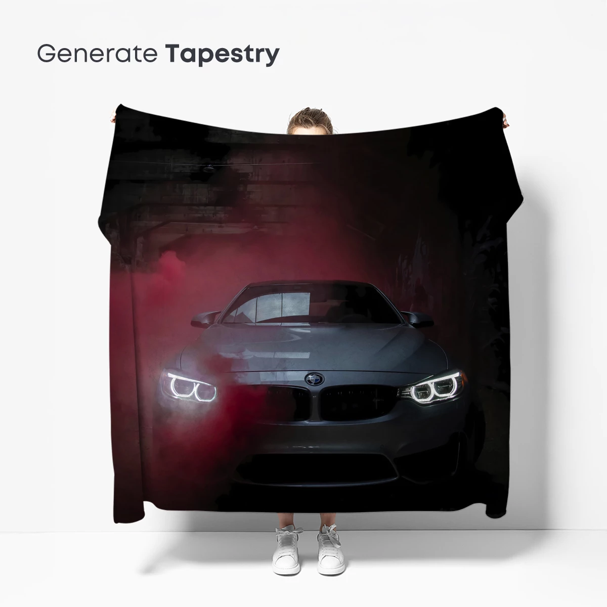 BMW in Neon Mist: Urban Elegance Unveiled - Image 5