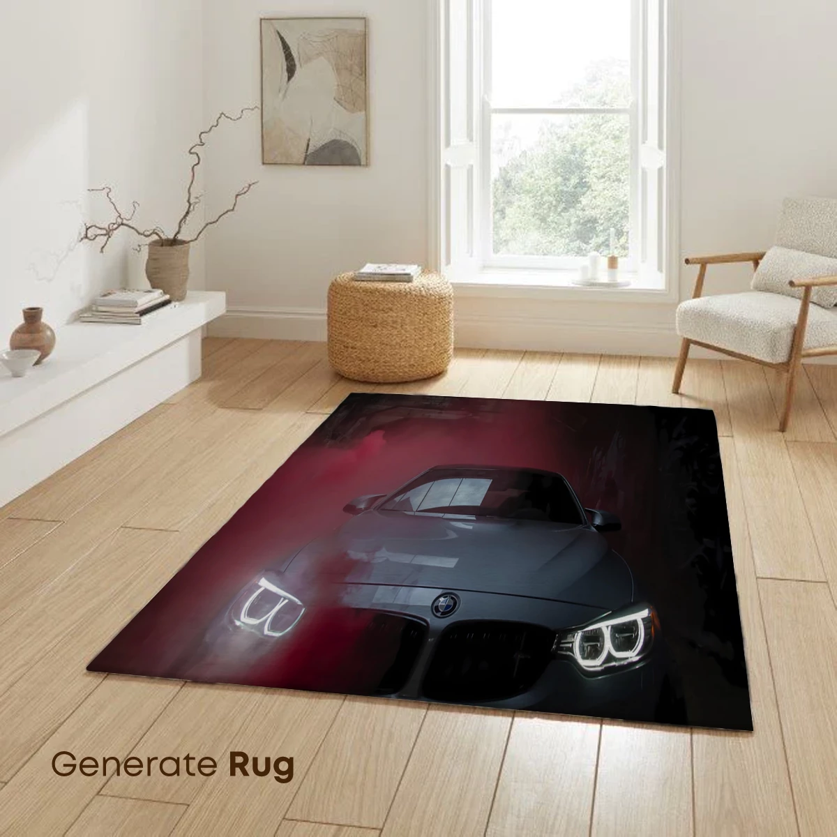 BMW in Neon Mist: Urban Elegance Unveiled - Image 6