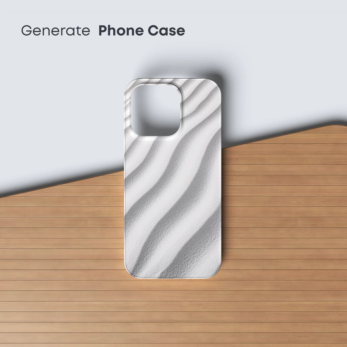 Elegant Snow Ripples: A Winter Symphony in White - Image 3