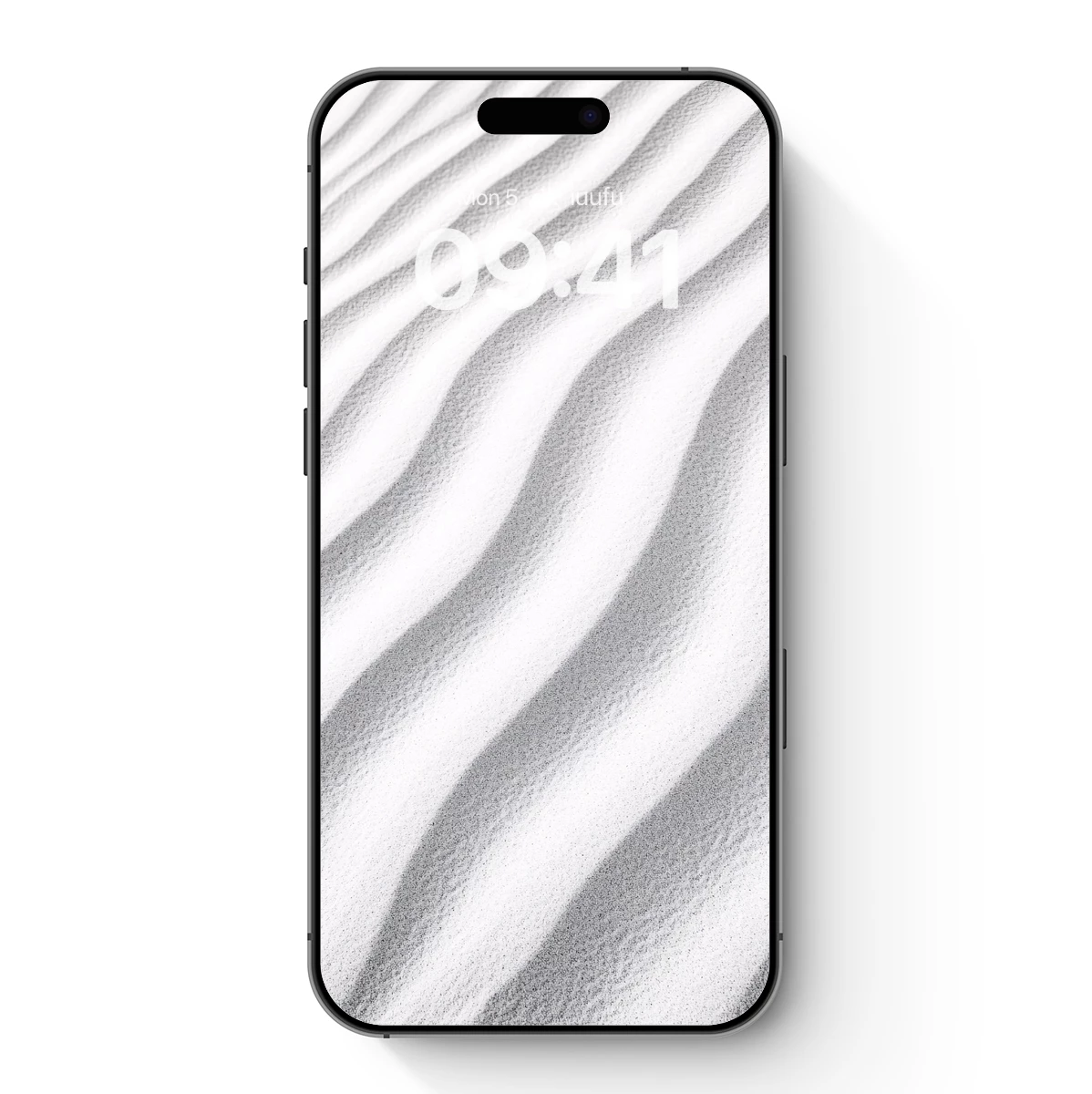 Elegant Snow Ripples: A Winter Symphony in White