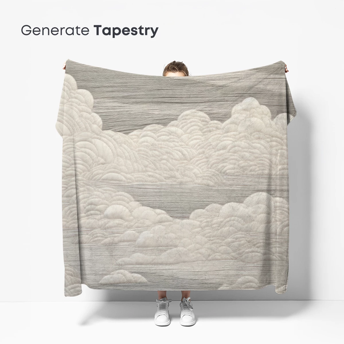 Ethereal Cloud Layers: Textured Serenity - Image 5
