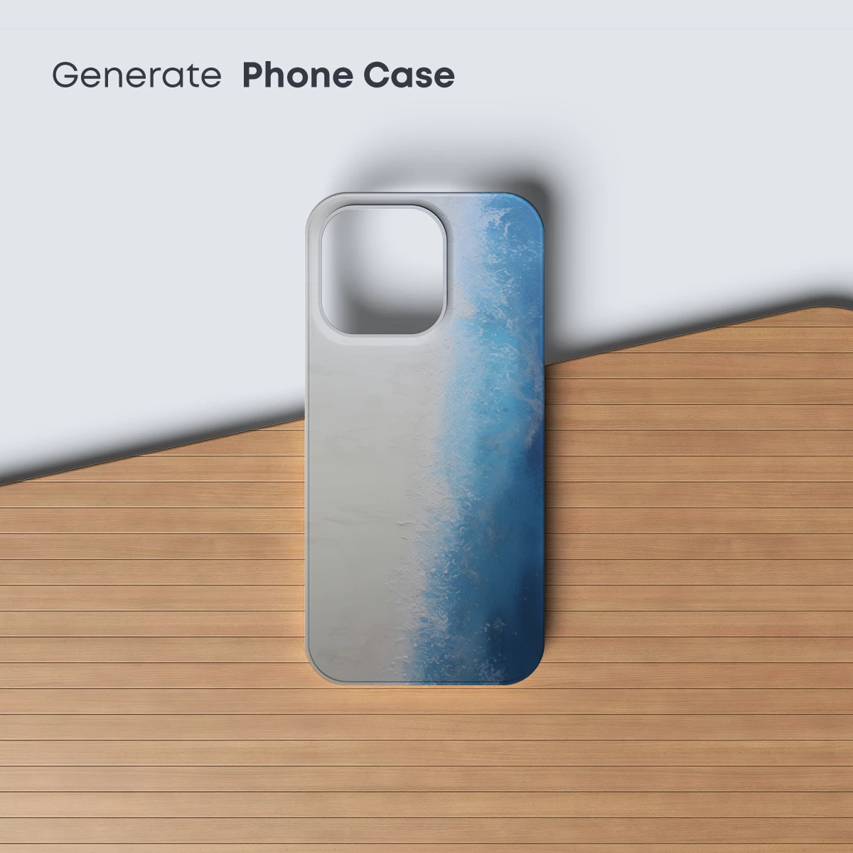 Eternal Shoreline: Serene Sand Meets Azure Waves - Image 3