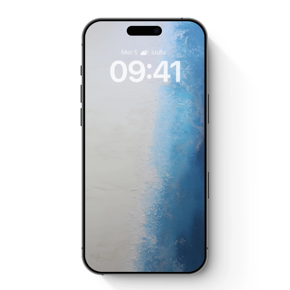 Eternal Shoreline: Serene Sand Meets Azure Waves