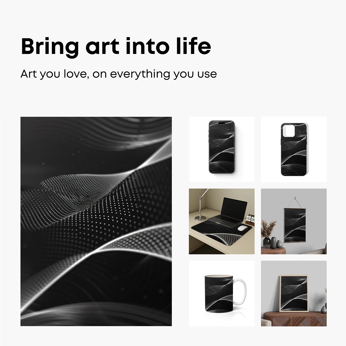 Ethereal Waves of Light: Digital Minimalism - Image 2