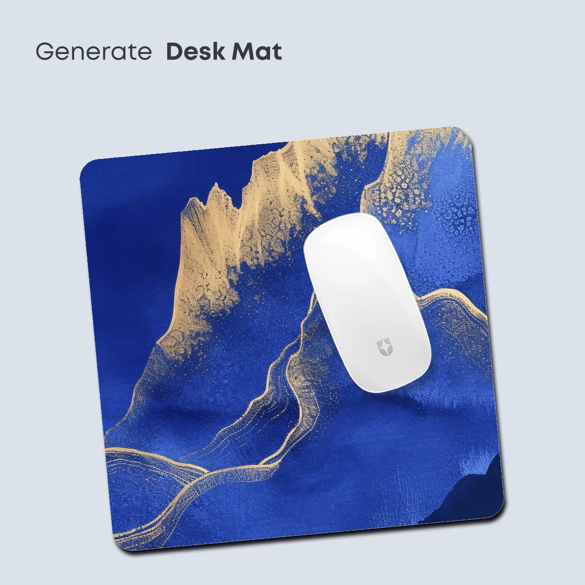 Golden Peaks in Midnight Blue - Image 4