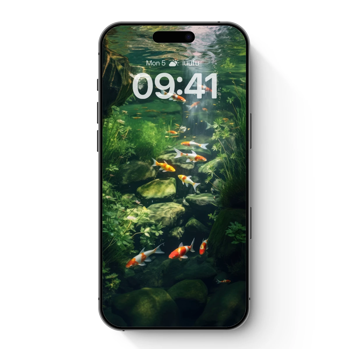 Enchanted Koi Pond: Serene Underwater Symphony Enchanted Koi Pond: Serene Underwater Symphony