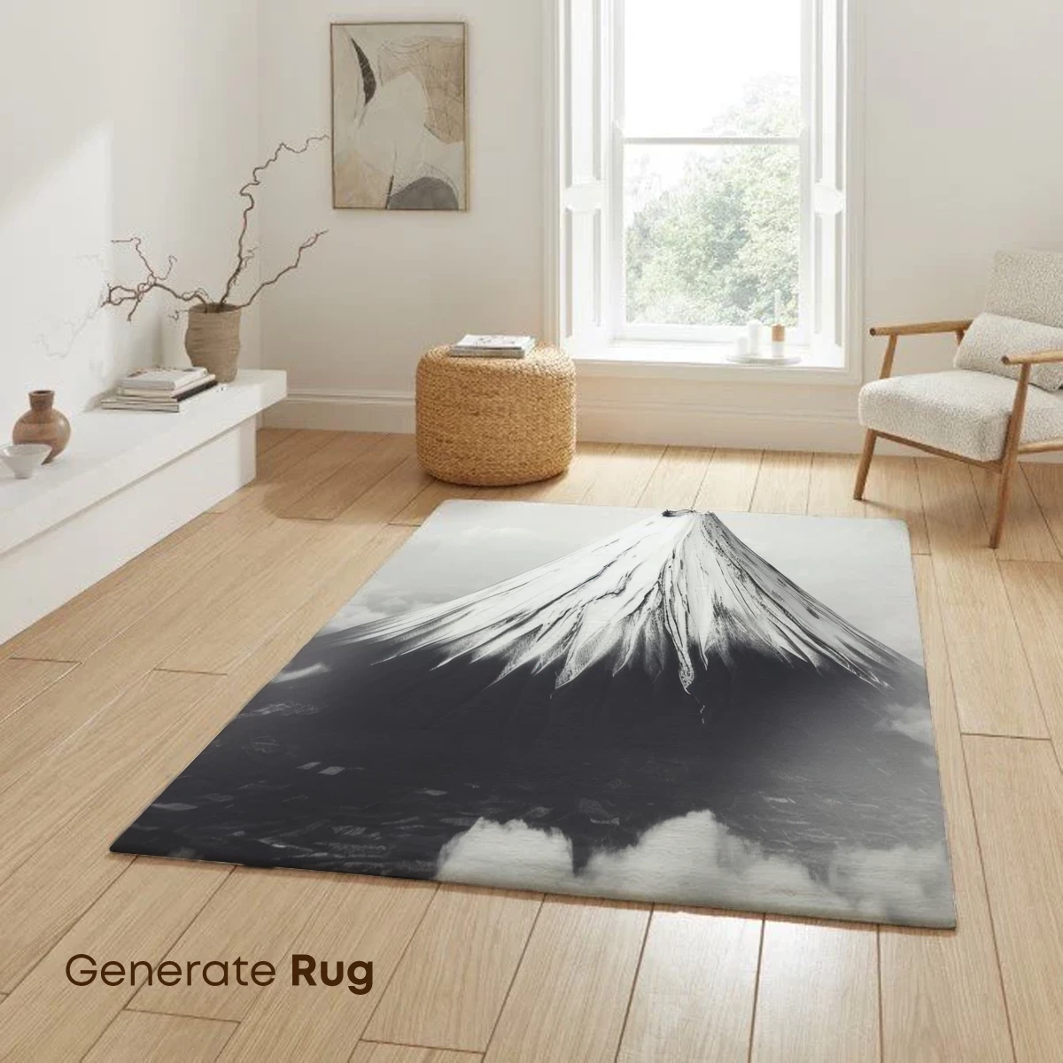 Eternal Snow Peak: A Monochrome Majesty - Image 6