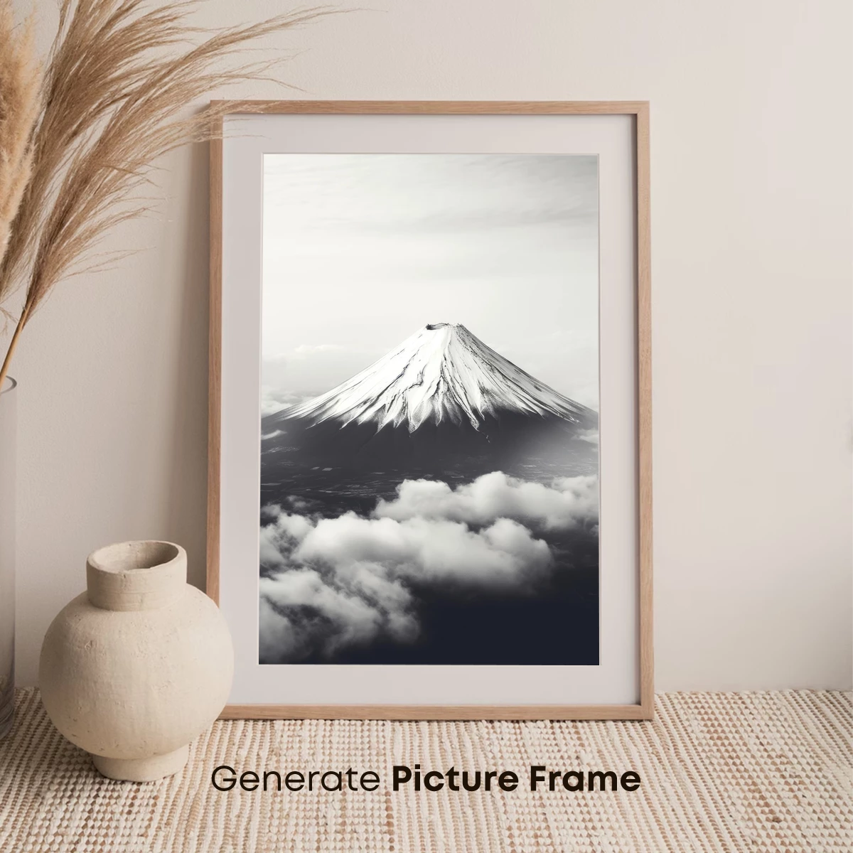 Eternal Snow Peak: A Monochrome Majesty - Image 7