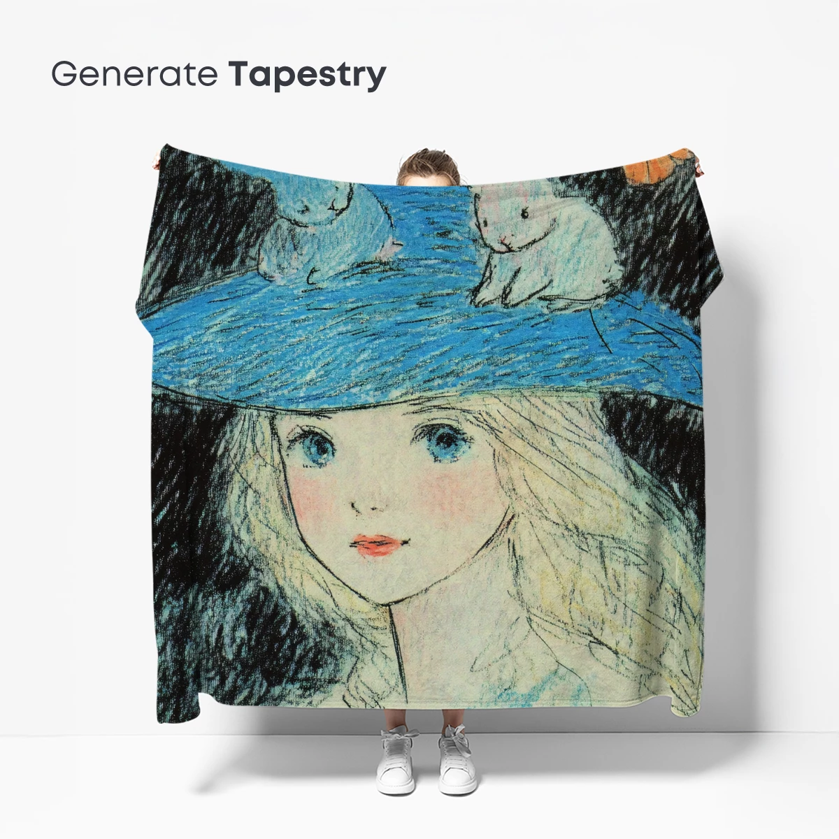 Enchanted Hat: Rabbits and Butterflies in Whimsy - Image 5