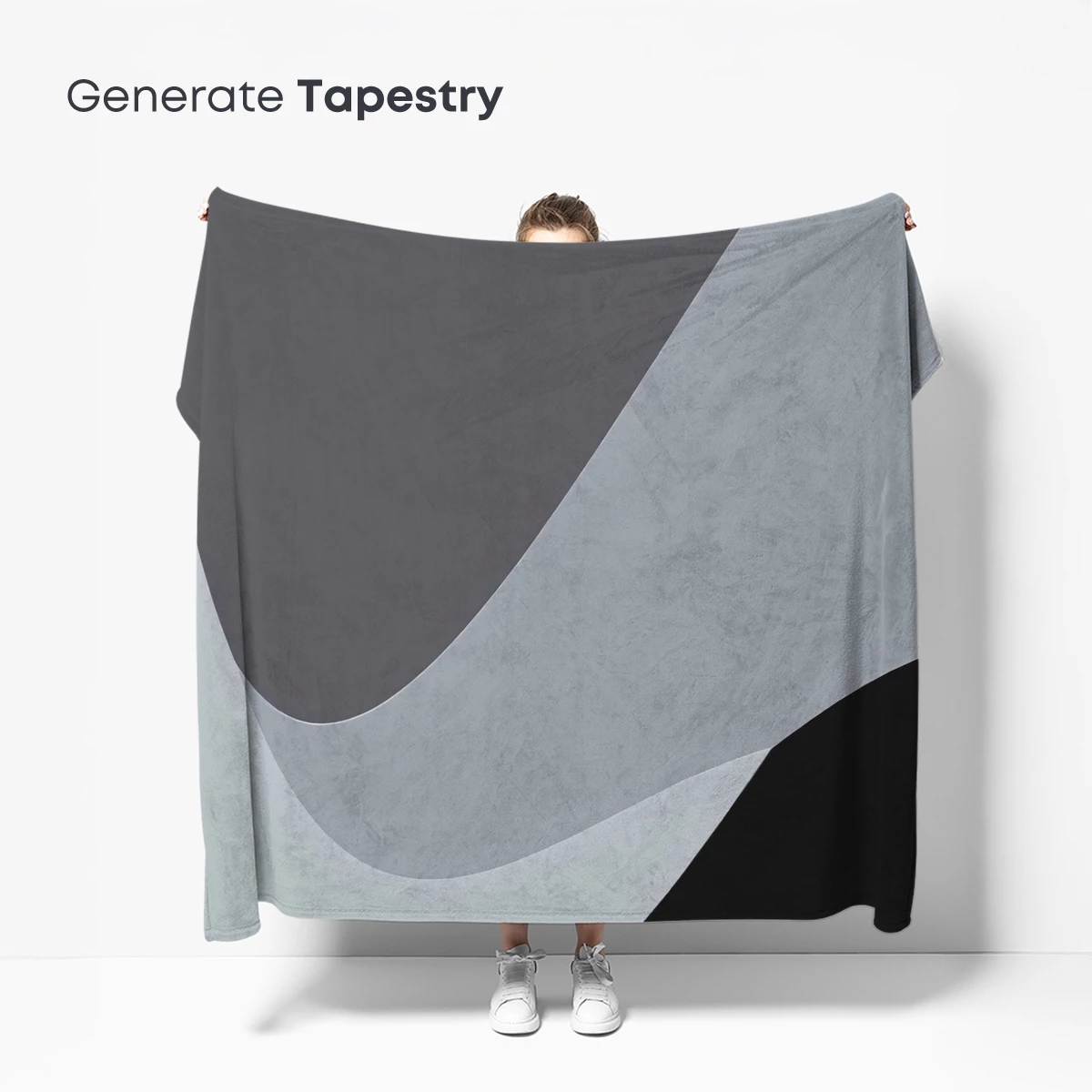 Abstract Flow: Gray and Black Elegance - Image 5