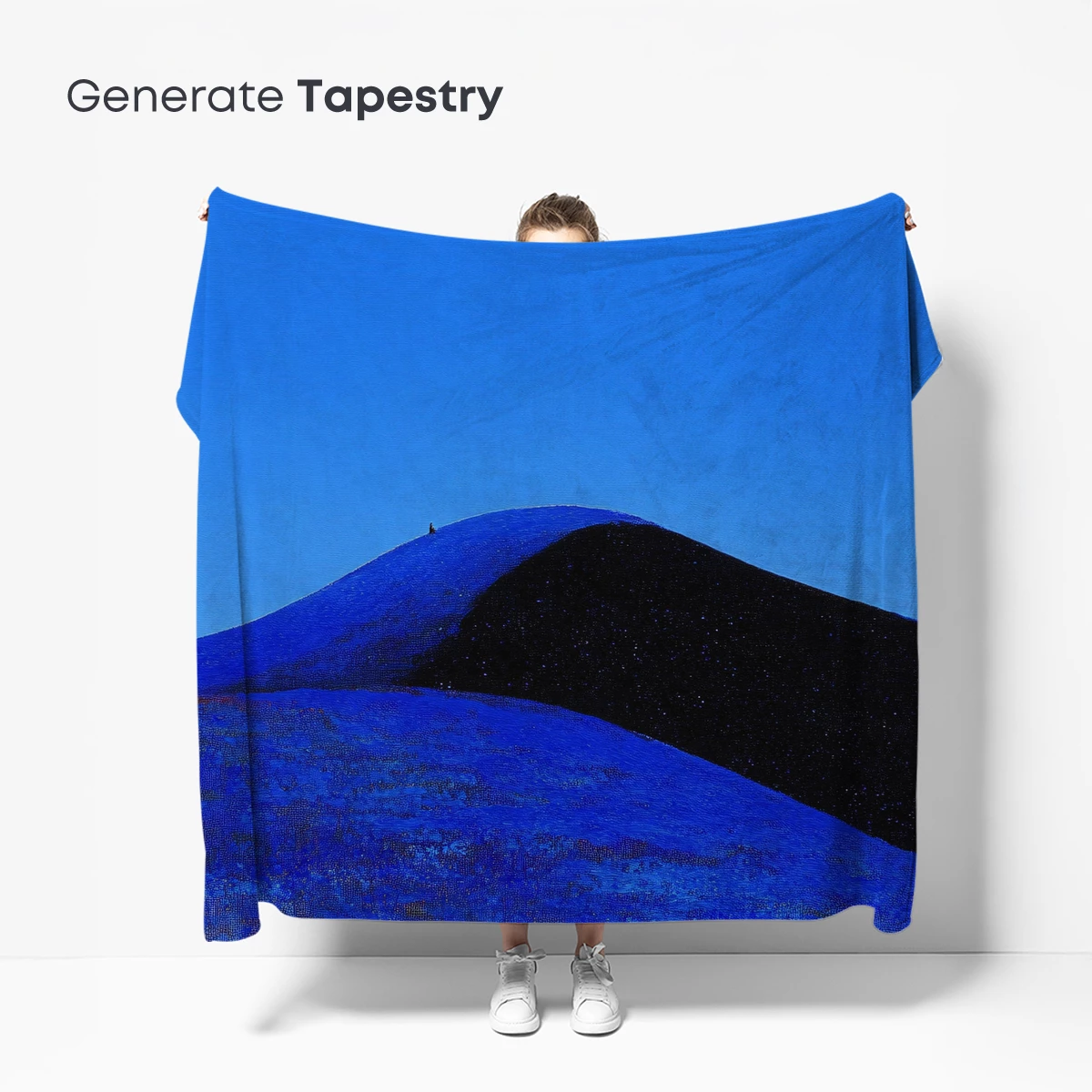 Blue Horizon Odyssey: A Minimalist Landscape - Image 5