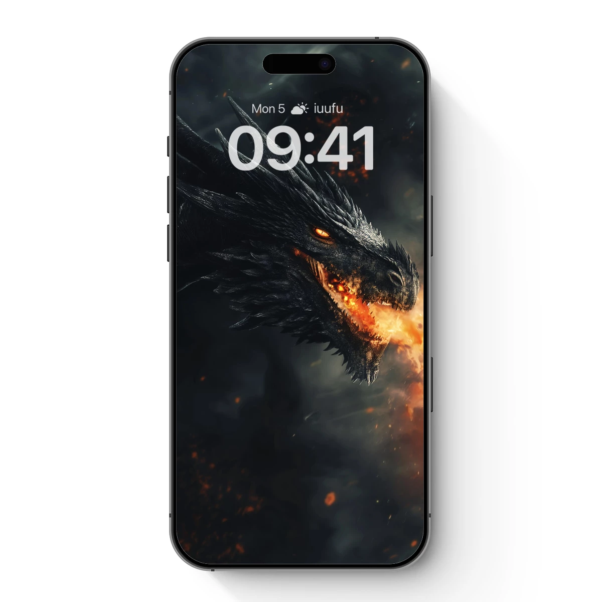 Dragon's Inferno: Fiery Breath and Dark Majesty