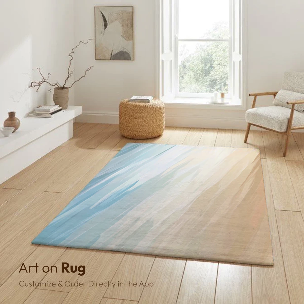 Diagonal Brushstroke Symphony - Image 6