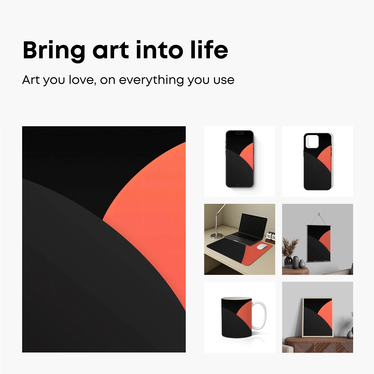 Eclipse of Shadows: Geometric Sunset - Image 2