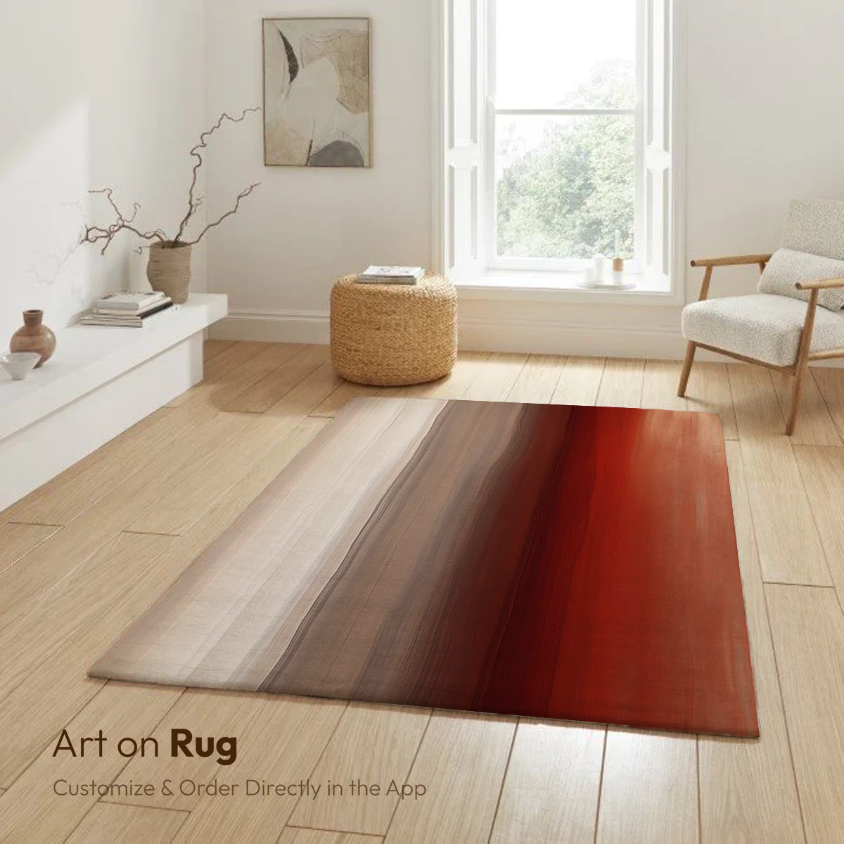 Gradient Odyssey: Earth Tones Merge into Sunset - Image 5