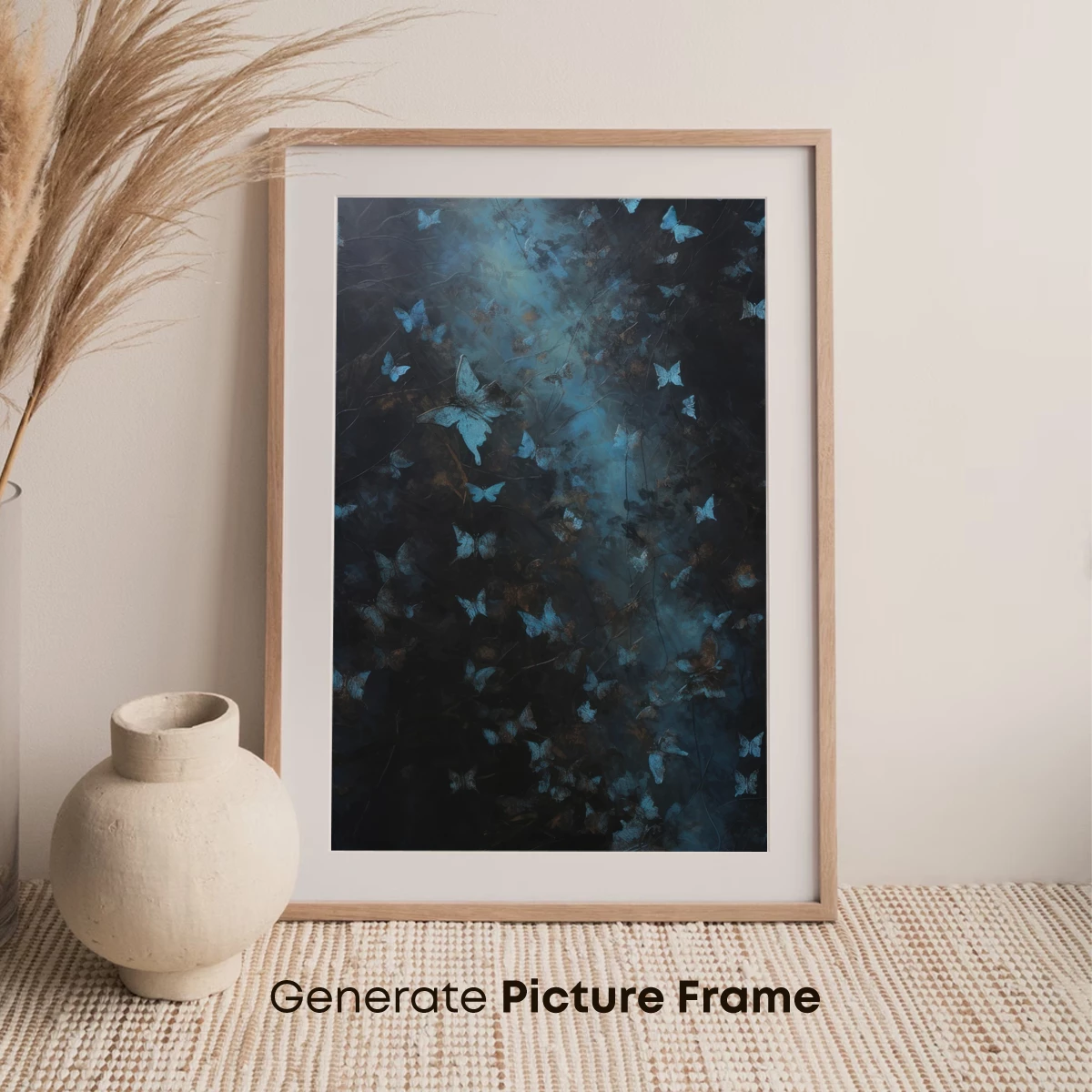 Ethereal Butterfly Swarm in Twilight Mist - Image 7