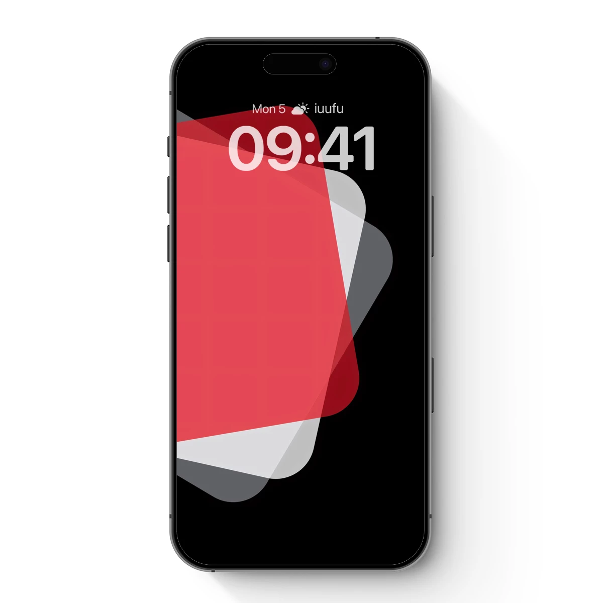 Geometric Elegance in Scarlet and Shadow