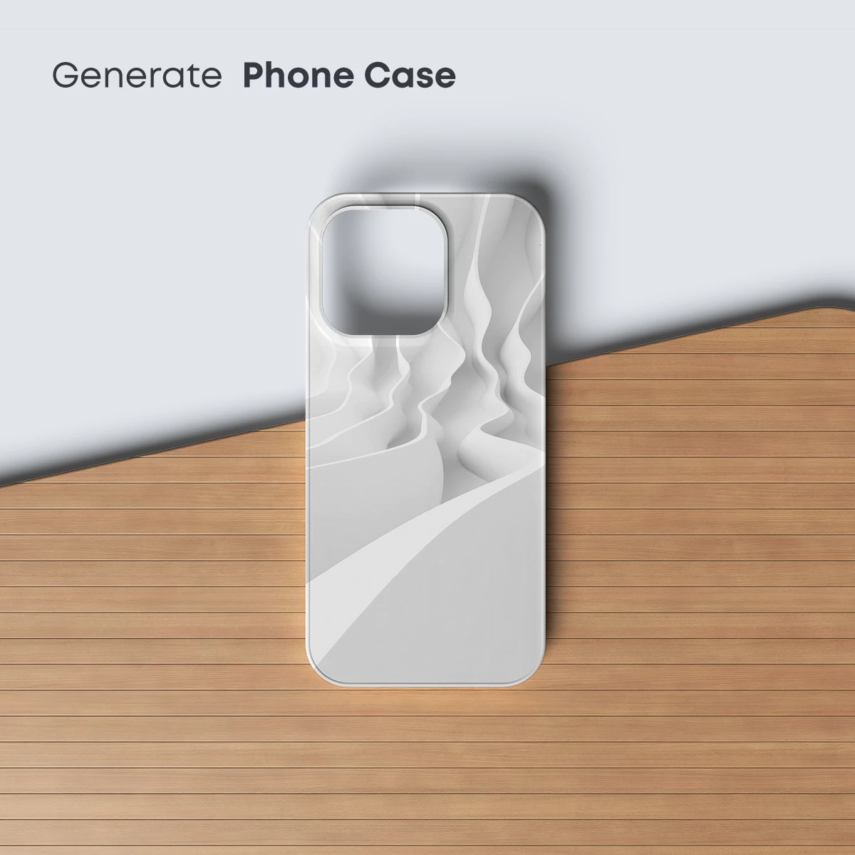 Elegant White Waves: A Sculptural Odyssey - Image 3